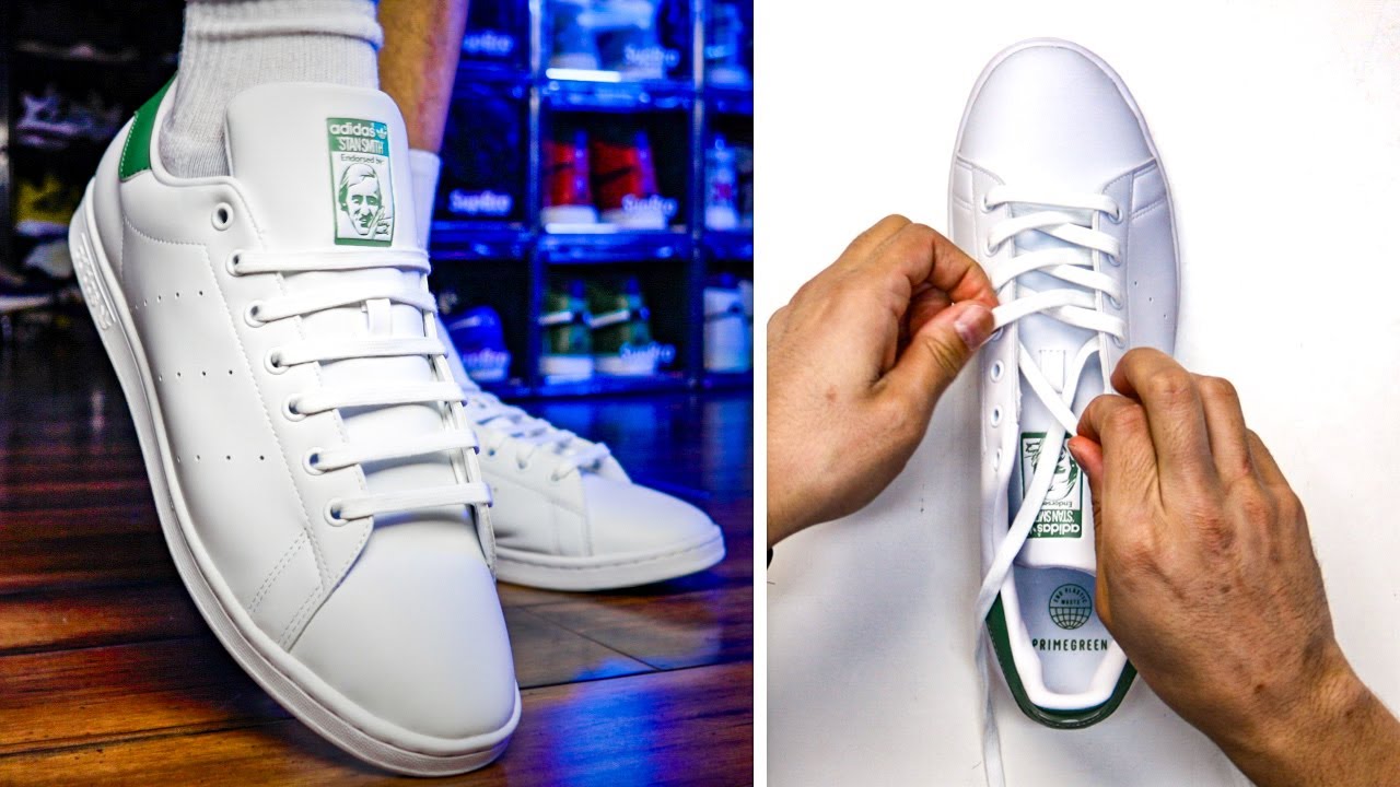 5 ПРОСТЫХ СПОСОБОВ, как зашнуровать кроссовки Adidas Stan Smith (урок)