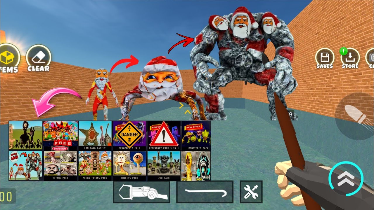 Nexbots in playground mod New updates gogo gaga Boss in garrys mod #garrysmod #roblox  #zoonomaly 
