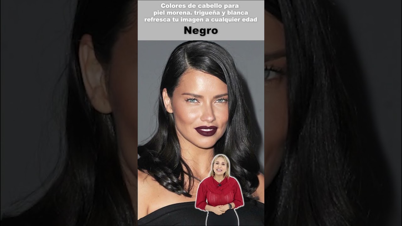 El cabello negro es un color que siempre luce hermoso! #beauty #trending #fashion