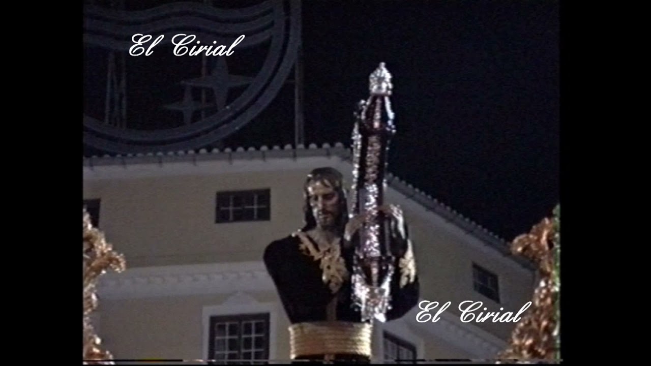 NAZARENO DEL PASO Y VIRGEN DE LA ESPERANZA MALAGA 1997 LARIOS Y TRIBUNA OFICIAL
