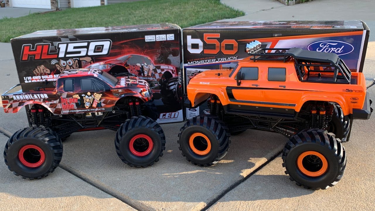 CEN Racing HL150 & B50 1/10 Solid Axle Monster Truck First Impressions