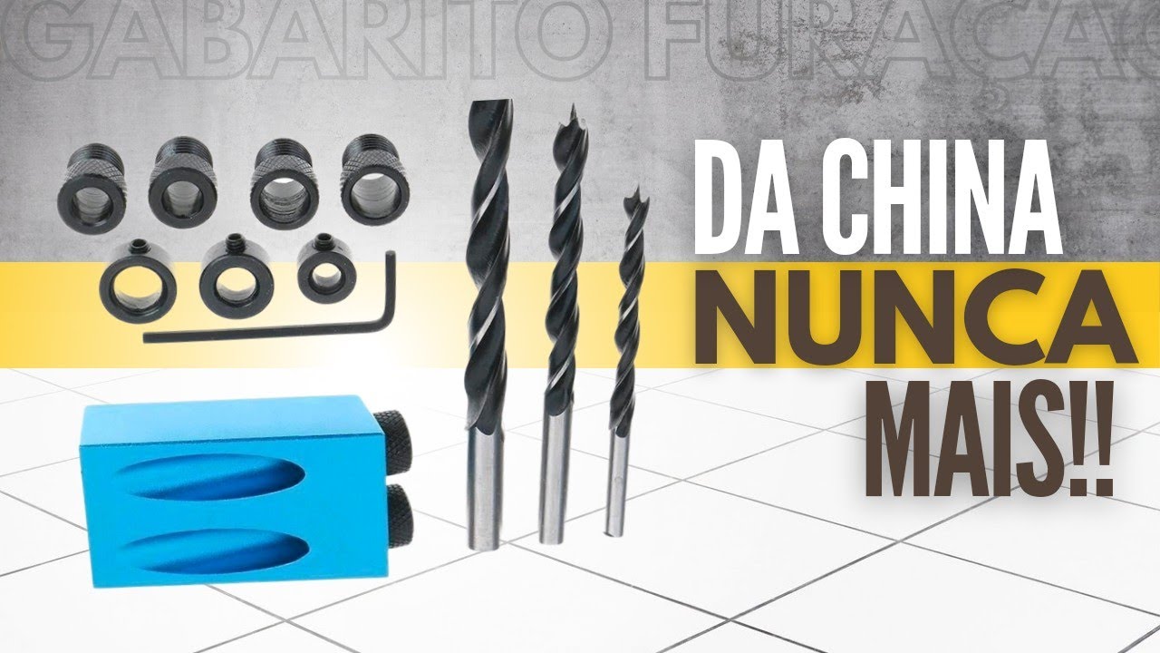 🪚 DINHEIRO JOGADO NO LIXO | GABARITO DE FURACÃO TIPO KREG JIG