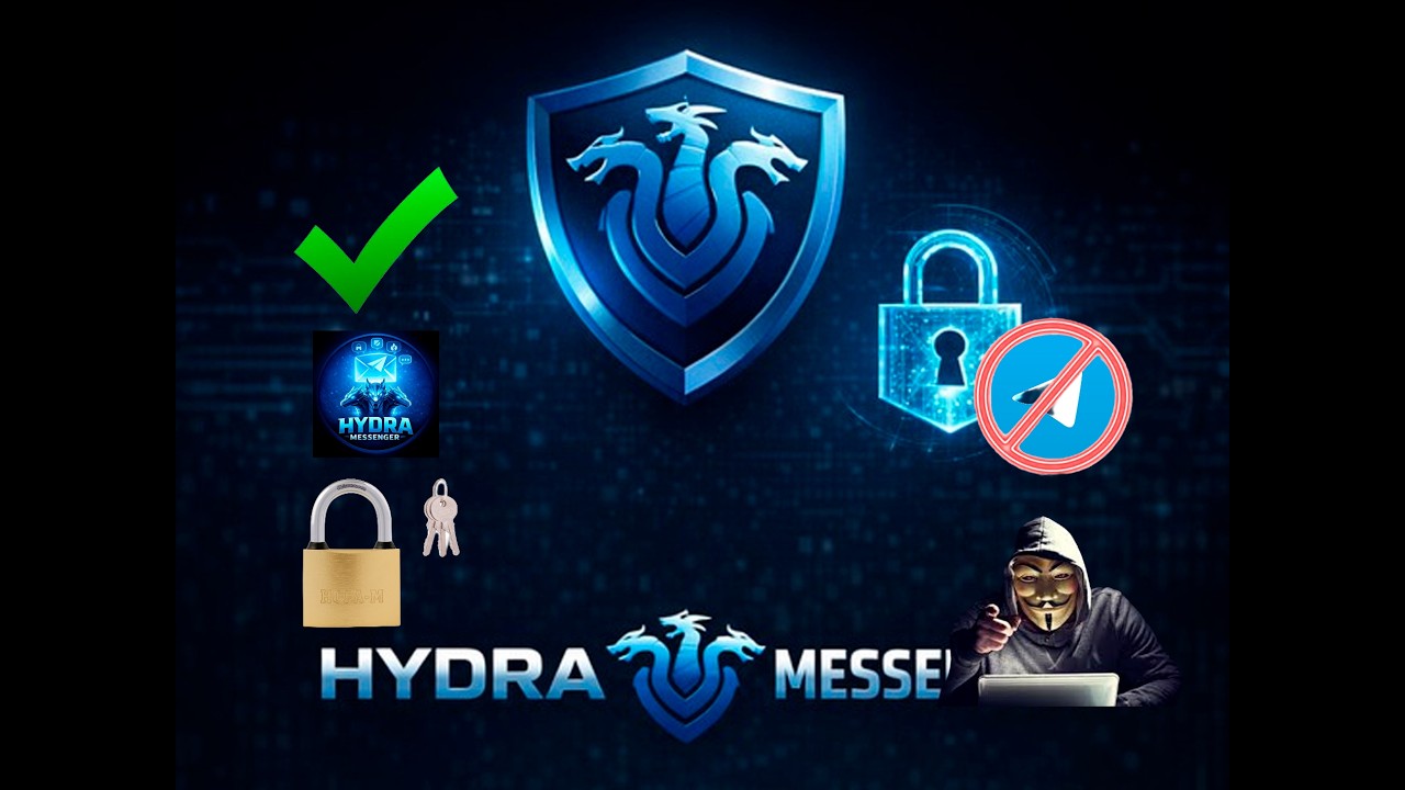 Вышел HYDRA MESSENGER &mdash; 100% анонимный мессенджер | Обзор и релиз