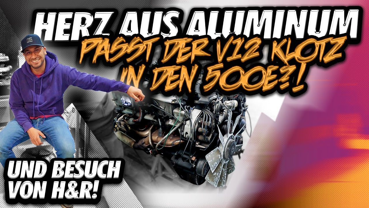 JP Performance - Passt der V12 in den 500E? | Mercedes 500E Engine Swap