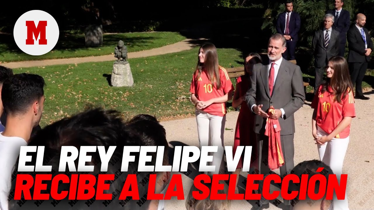 El Rey Felipe VI recibe a la selección española tras la conquista de la Eurocopa I MARCA