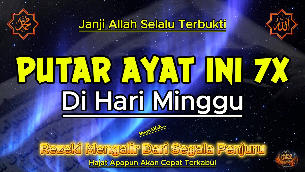 Bacaan DAHSYAT...!!! Satu Kali Putar KeKaYaAN Datang….!!
