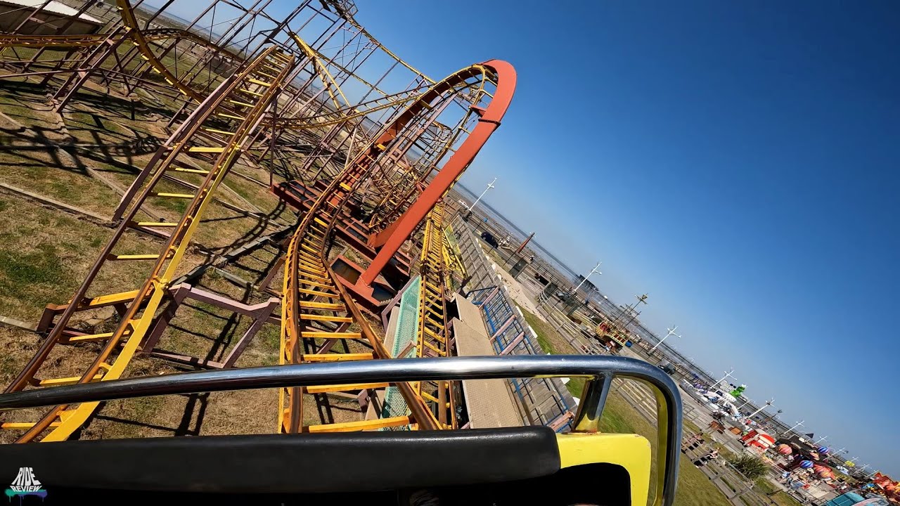 Roller Coaster - POV - Southport Pleasureland - Pinfari - Zyklon / ZL42