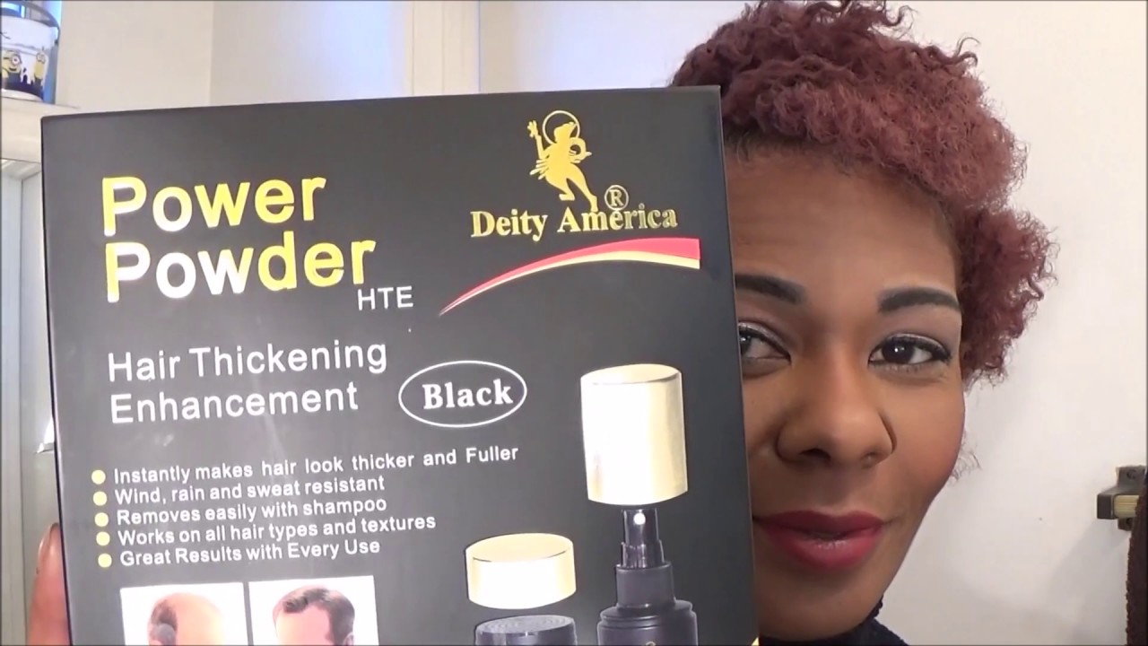 NATURAL HAIR TUTORIAL | Instantly Thicken Your Hair Edges | Deity Hair Care Power Powder HTE