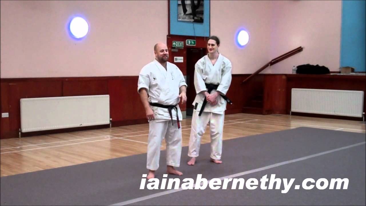 Practical Kata Bunkai: Cross-Buttocks Throw from Pinan Sandan