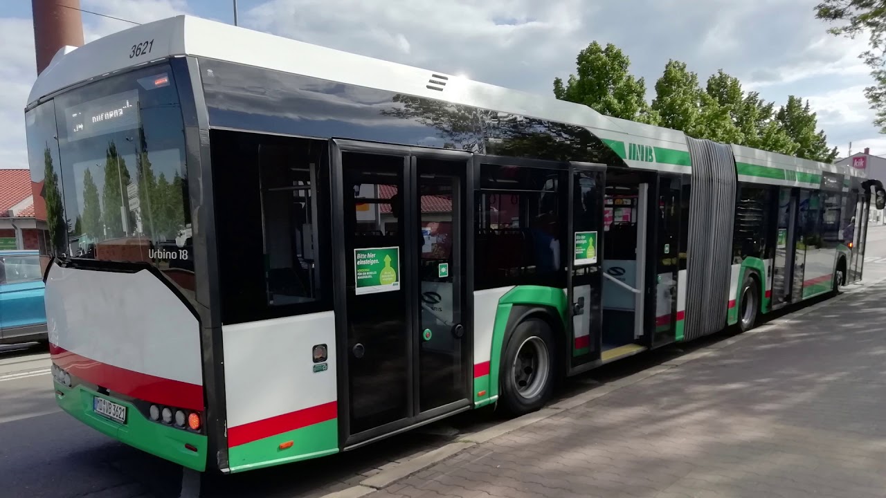 [Sound] Solaris Urbino 18 IV MVB Wagen 3621 lauter Gangwechsel 1- 2 ZF Ecolife