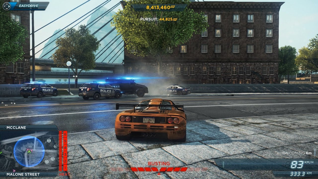 NFS Most Wanted 2012 Mclaren F1 LM Police Chase Heat Level 6 Pursuit