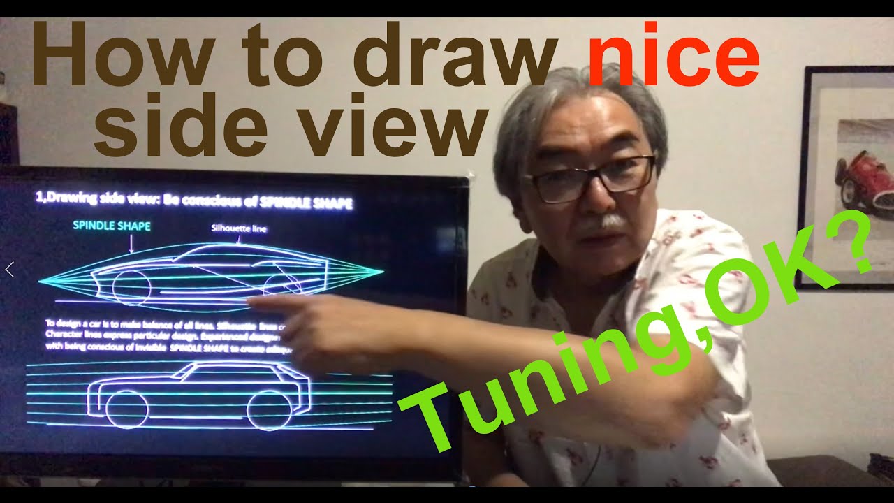 How to draw nice car side view MSBD Vol 4