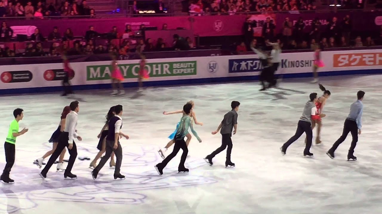 かえる撮影 GPF2015エキシビション エンディングフィナーレ〜ジャンプ合戦