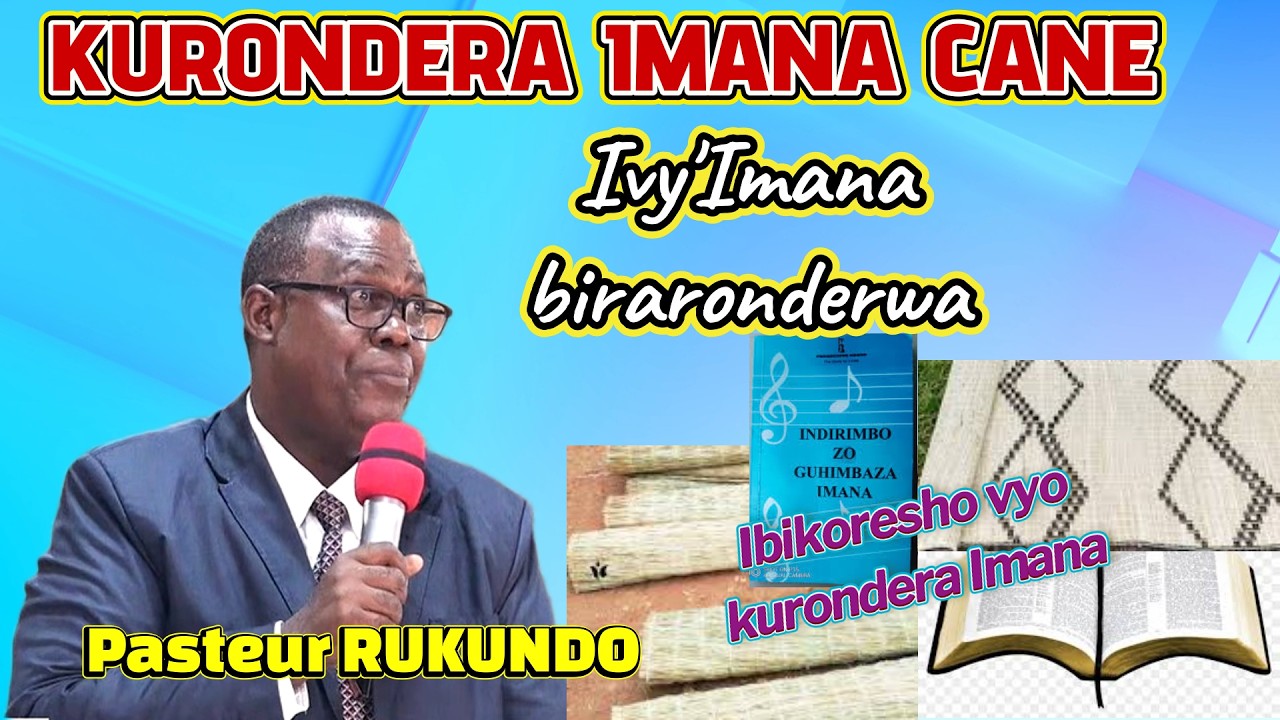 PASTEUR RUKUNDO ATWIGISHIJE NEZA CANE/IBIKORESHO UMUKRISTO ABWIRIZWA GUTUNGA MUNZU BIMUFASHA GUSENGA