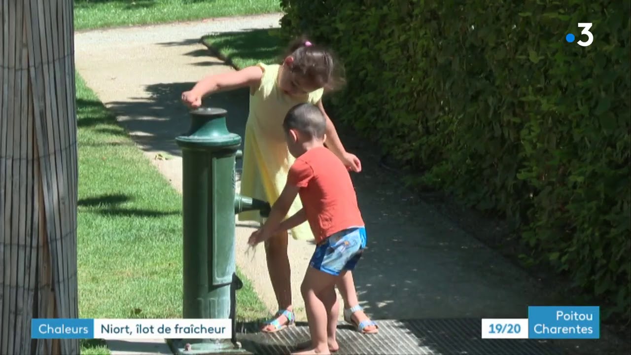 Les îlots de fraîcheur à Niort