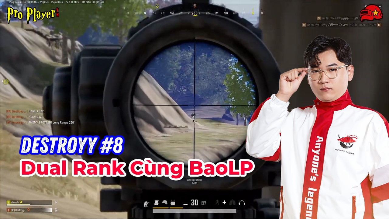 PUBG PC I AL_Destroyy #8 I Dual Rank Cùng BaoLP