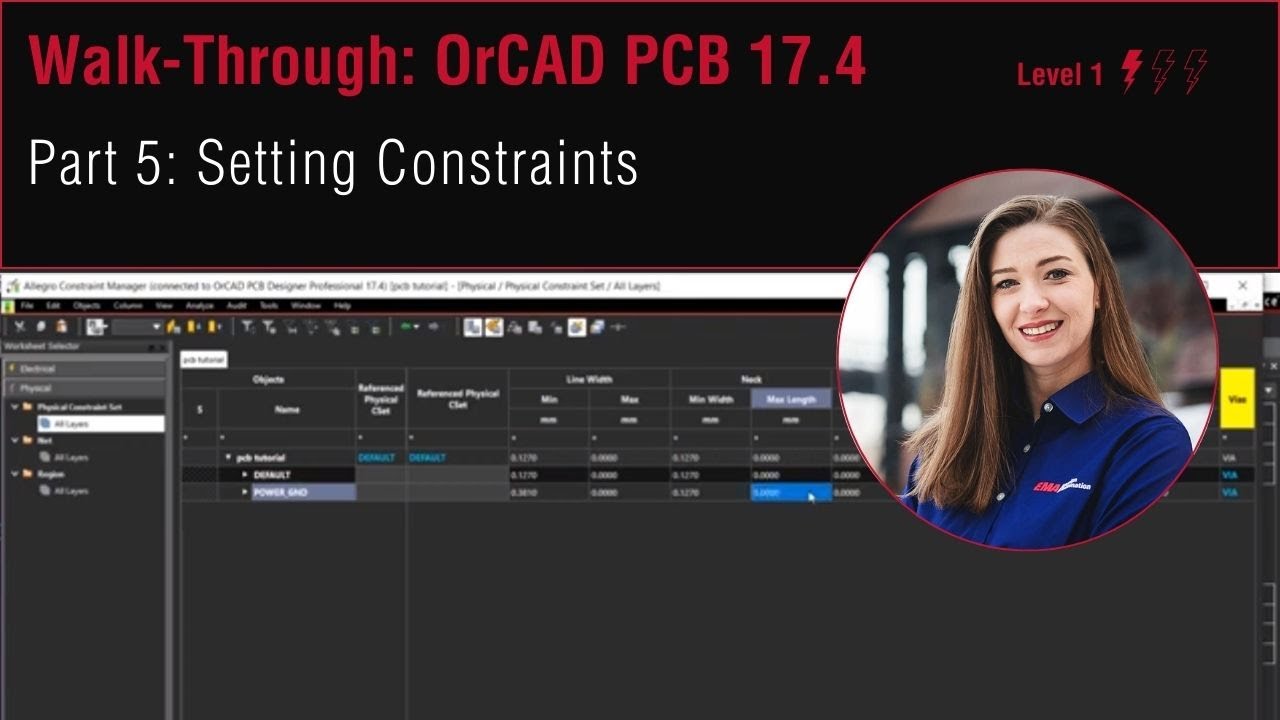 How to Set Up Constraints in OrCAD PCB Editor 17.4