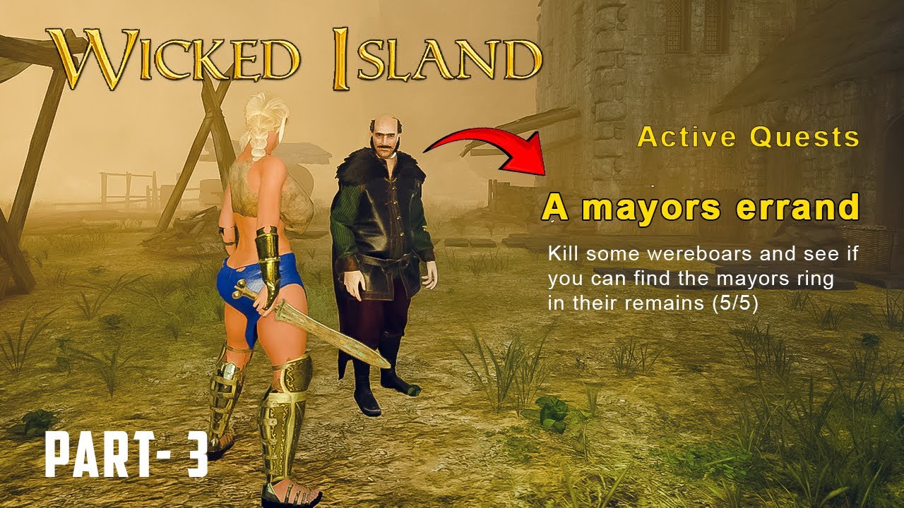 Wicked Island A mayors errand mission gameplay walkthrough part 3
