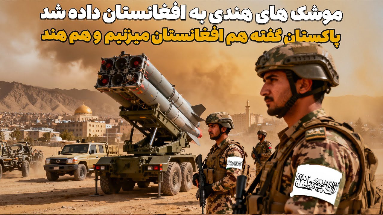 قدرت موشکی جدید افغانستان از هند اومد 🚀 پاکستان هند و افغانستان تهدید نظامی کرد!