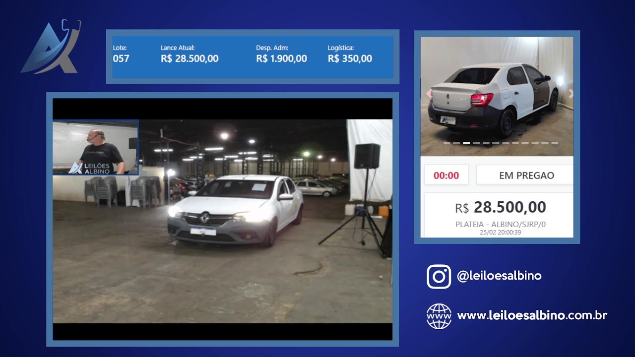 LEILÃO DE VEÍCULOS - 25 DE FEVEREIRO DE 2026
