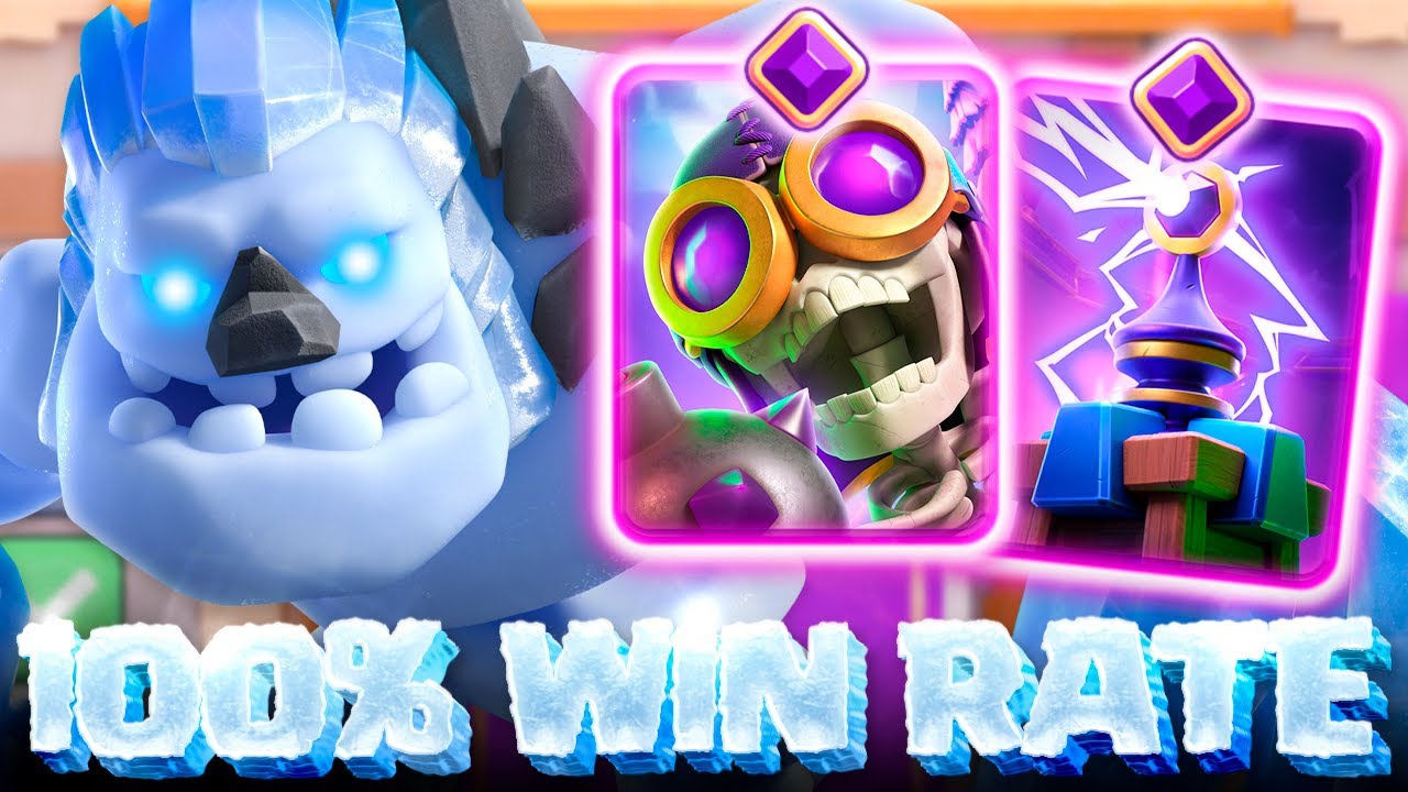 100% win rate with an ICE GOLEM deck!