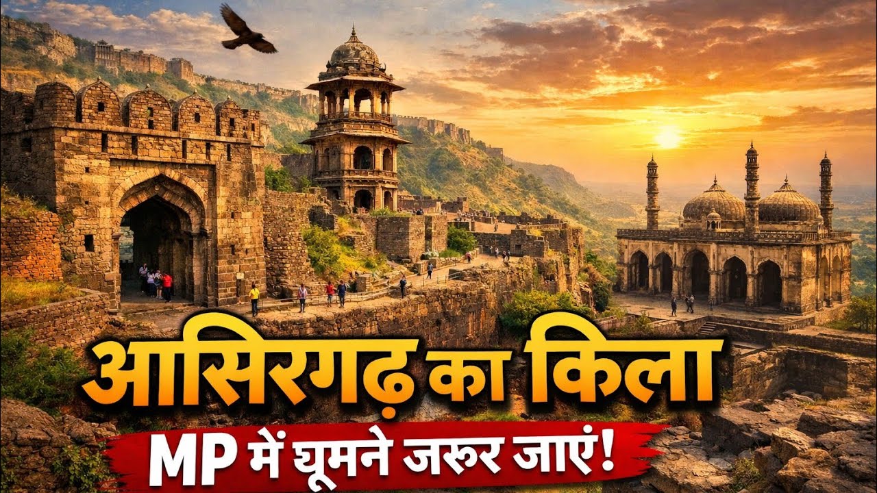 आसिरगढ़ का किला Wow 😱 check out vlog #moienvlogs #redfort #asirgarhfort #trevel #trecking #india 
