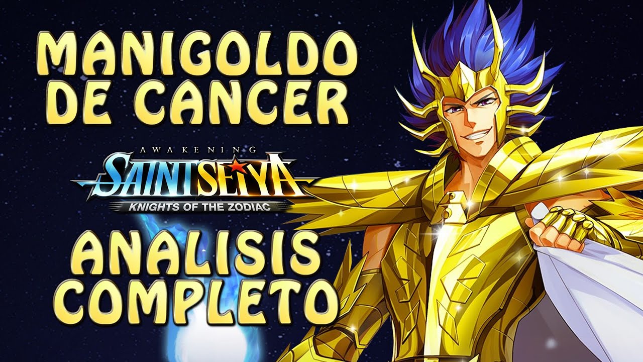 MANIGOLDO DE CANCER! BESTIA TOTAL! ANALISIS COMPLETO! SACALO! Saint Seiya Awakening