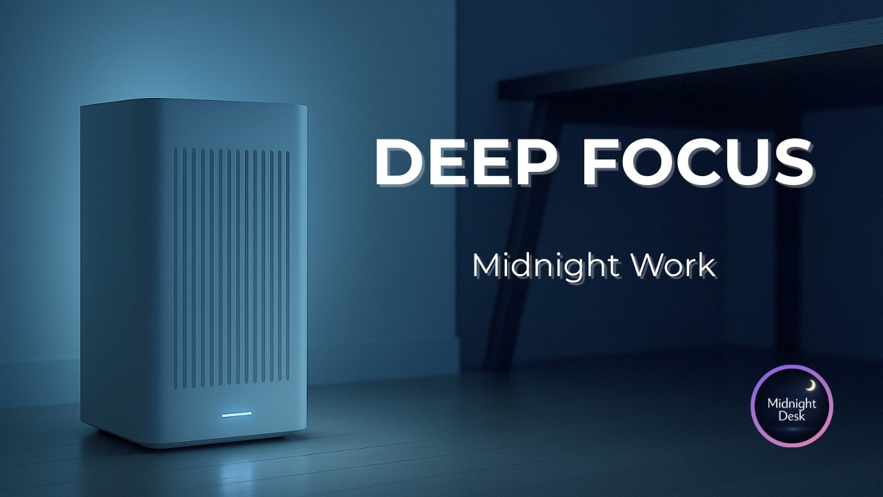 Deep Focus Music for Work | Pollen Filter – Midnight Office Ambient (1 Hour)[Vol.127]