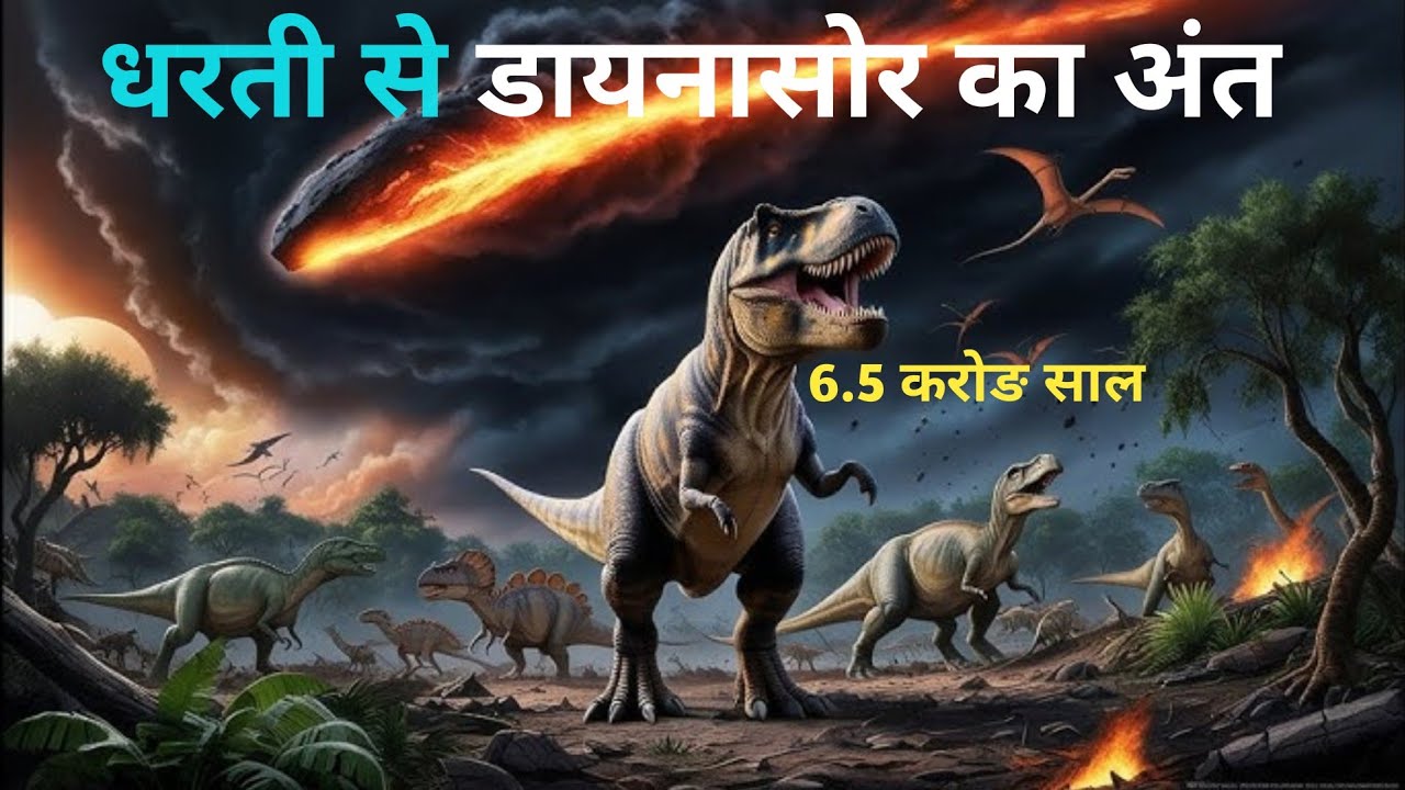 Mystry of Dianasour ! डायनासोर का अंत कैसे हुआ ! पृथ्वी का Superstar  जीव !