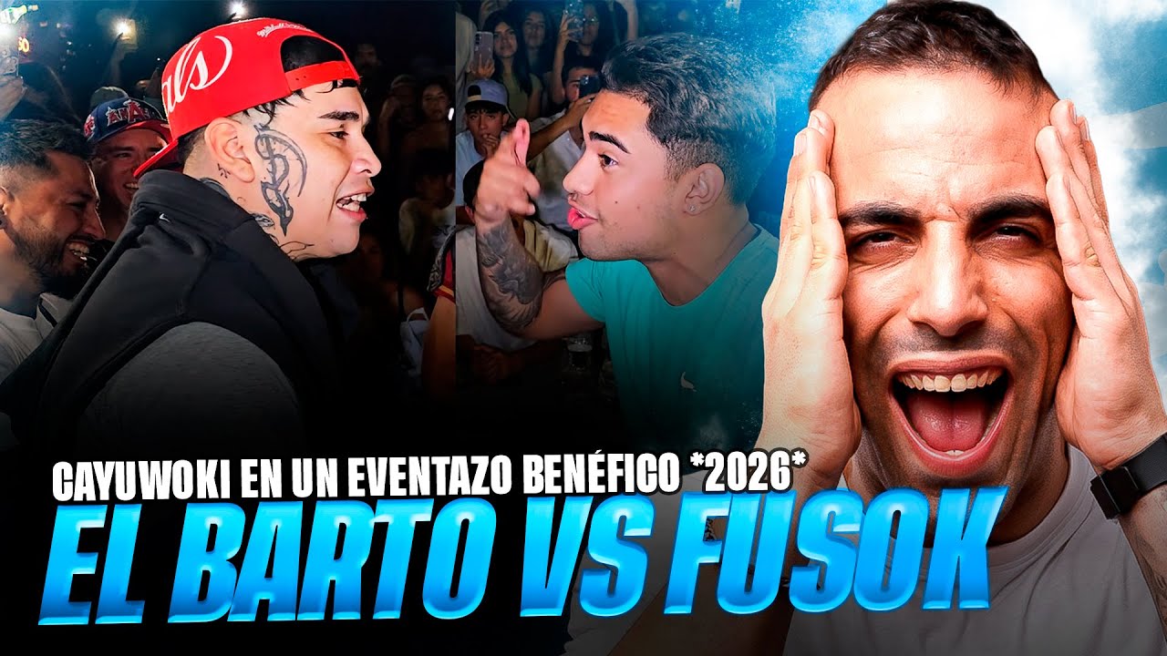 *ALUCINANTE* FUSOK VS BARTO EN PLENO 2026 *CAYUWOKI: EVENTO BENÉFICO* EXHIBICIÓ BRUTAL Reacción