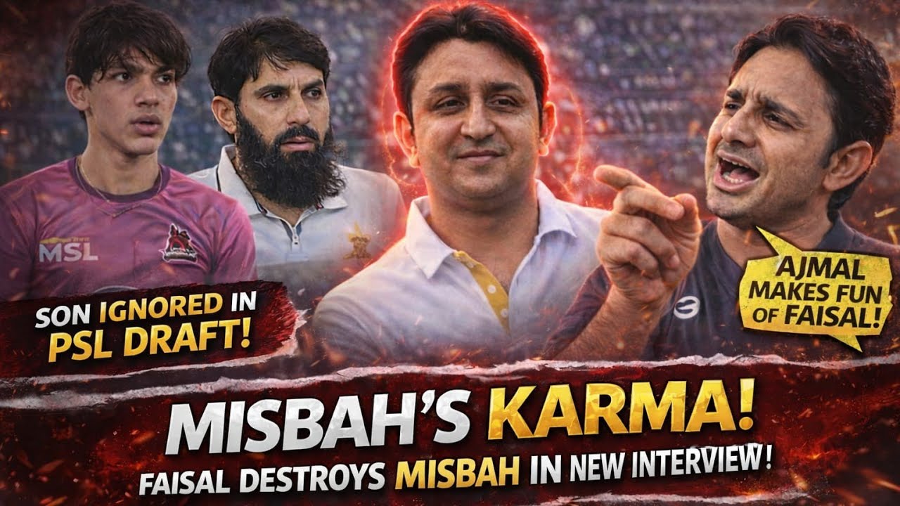 Faisal Iqbal’s Big Claim! Misbah-ul-Haq’s Son Ignored in PSL – “Karma” for Past Injustices? 