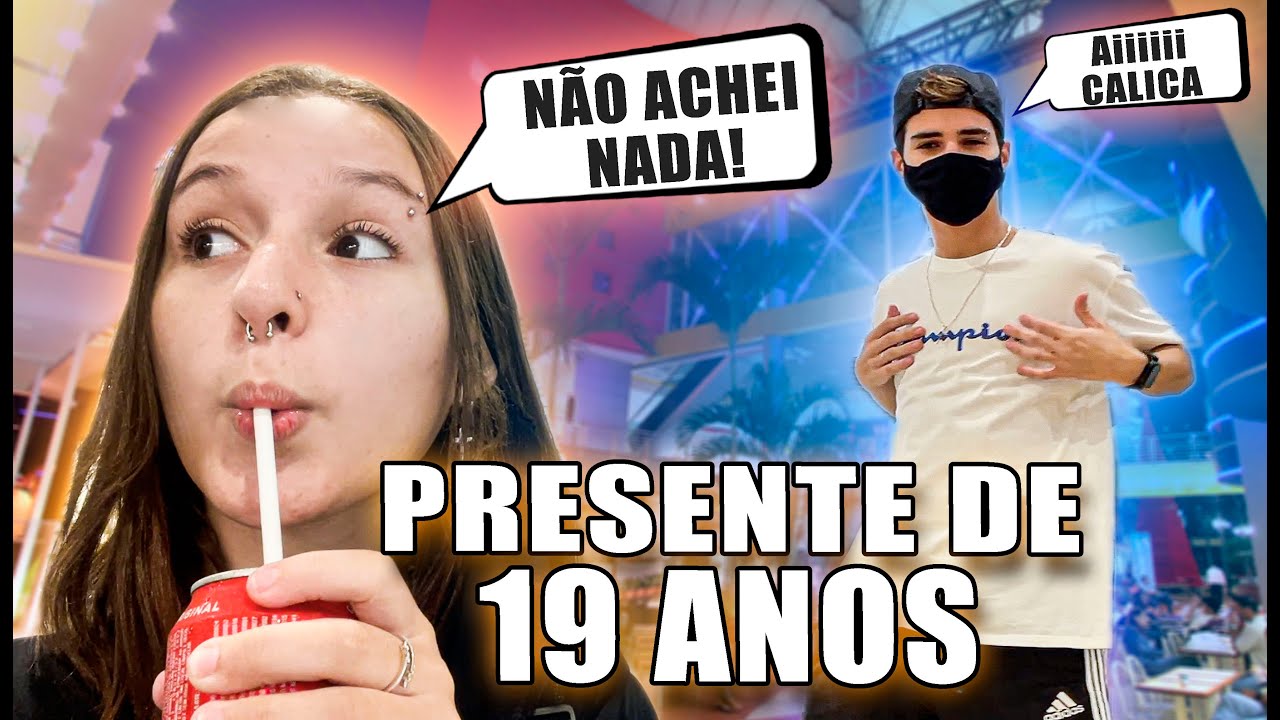 COMPRANDO O PRESENTE DE ANIVERSÁRIO DE 19 ANOS DO MEU NAMORADO