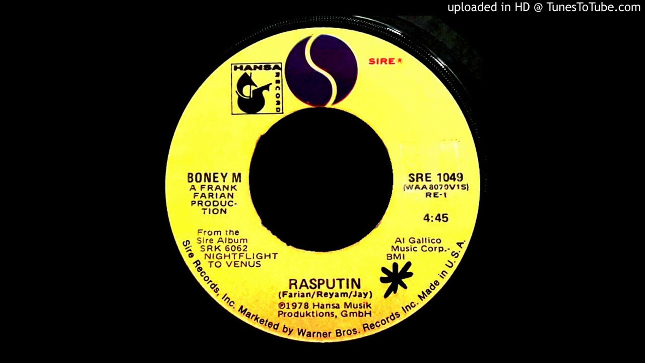 Rasputin - Boney M - 1978 - Pitch Correct and Reverb Version