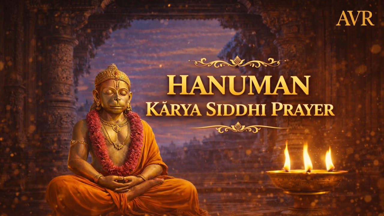 Powerful Hanuman Shloka for Success | Kārya Siddhi Prayer | Ramayana Chant
