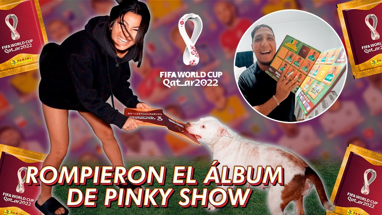 Vitteri le rompe el álbum del mundial a Pinky Show 😱⚽