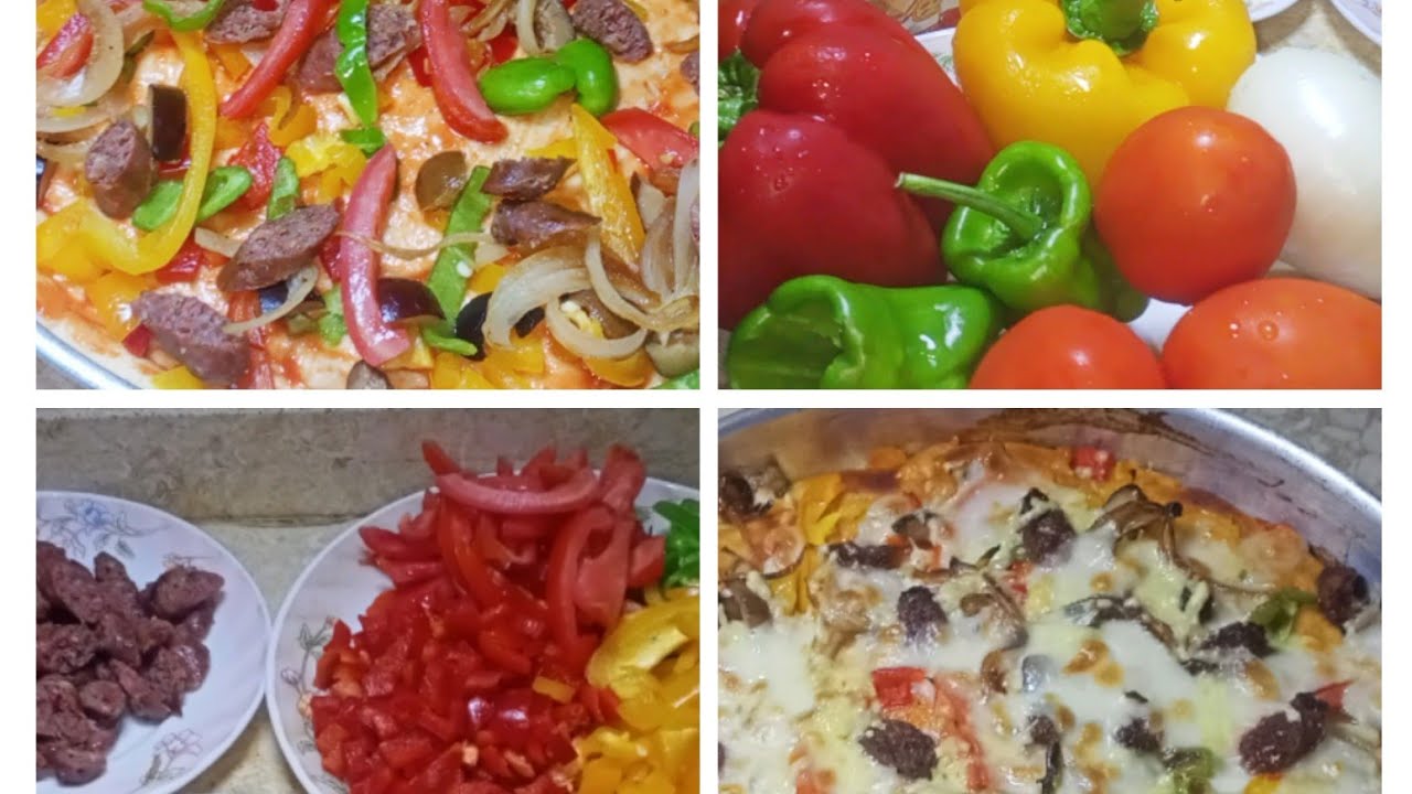 بيتزا المحلات بأقل الإمكانيات 🍕 حاجه كده تحفه الطريقه المعتمدة 🍕🍕🍕💪😋