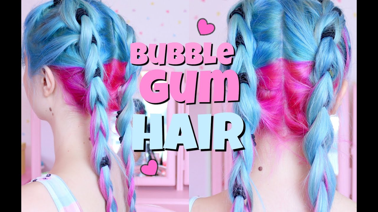 Bubblegum Hair Tutorial + Braid Tutorial