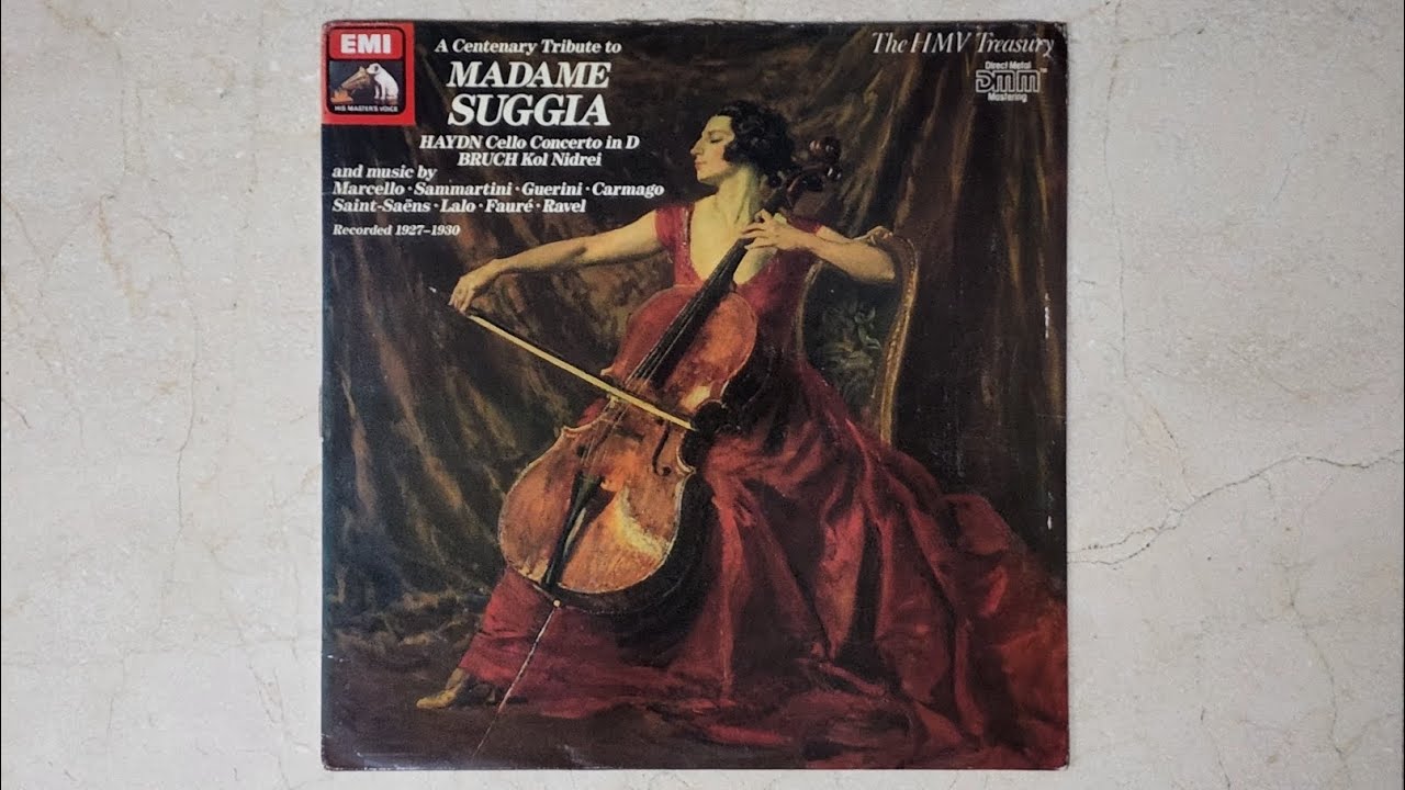 [LP] Largo and Allegro from Sonata No.3 in D, Marcello, GUILHERMINA SUGGIA (Recorded 1929) - Koetsu
