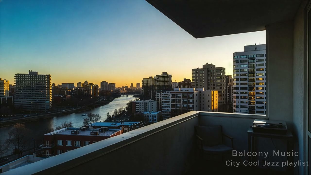 [Playlist] balcony9 | Blue Hour Over the River – 수요일, City Cool Jazz #balcony9 #citycooljazz #작업음악
