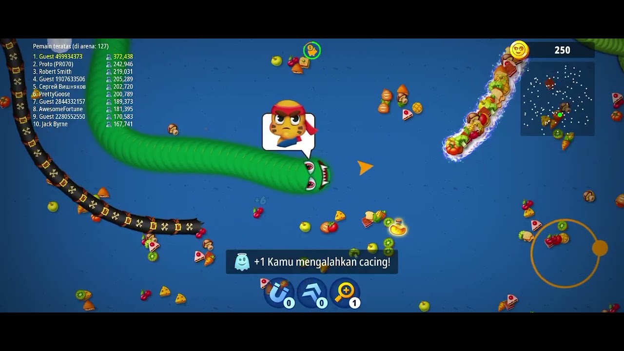 GAME cacing besar 😍🔥 #gaming #games #gamecacing #gamecacingsuperhero #videogames #videoviral #viral