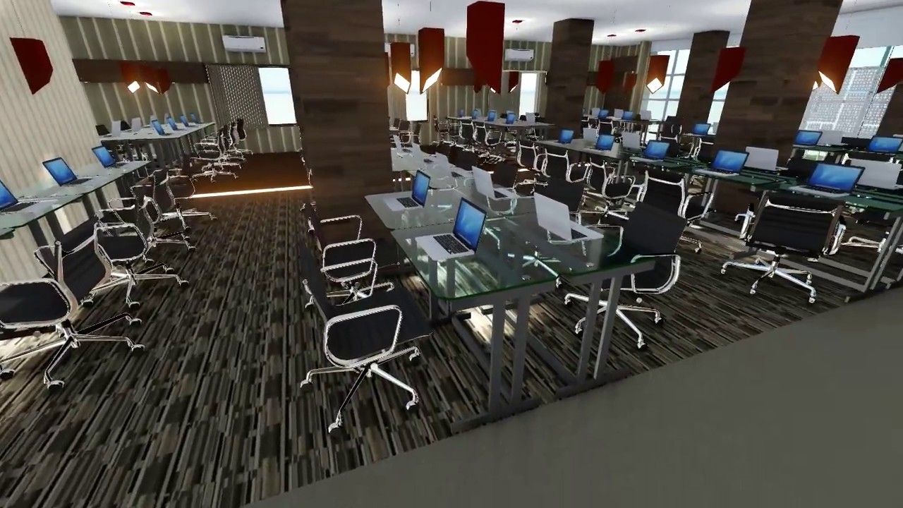 Lumion +Sketchup: SSL Office interior design & walk though animation by PRODHAN
