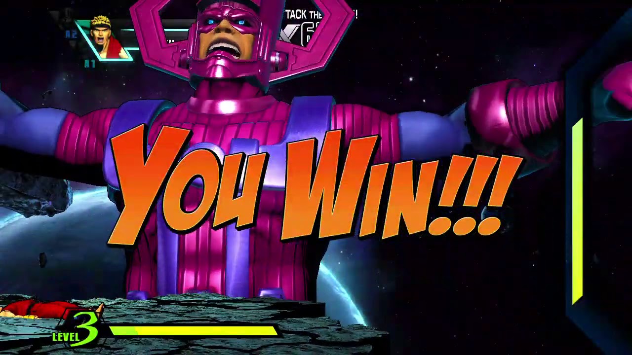 ULTIMATE MARVEL VS  CAPCOM 3: Galactus arcade mode