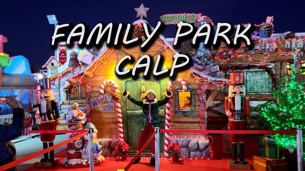 Family Park | Calpe, Spain | 4K Walk | Amusement Park | Christmas | 2021