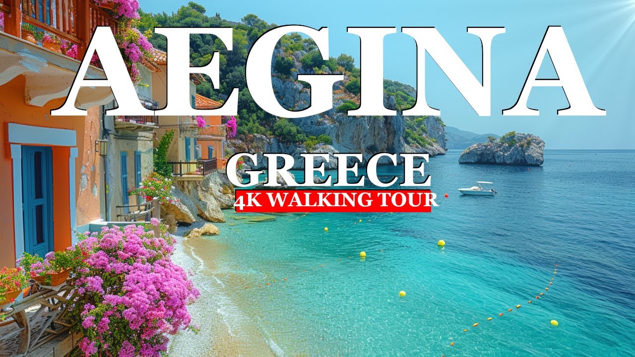 Aegina Island walking Tour ,December 2023 ,virtual tour🤩