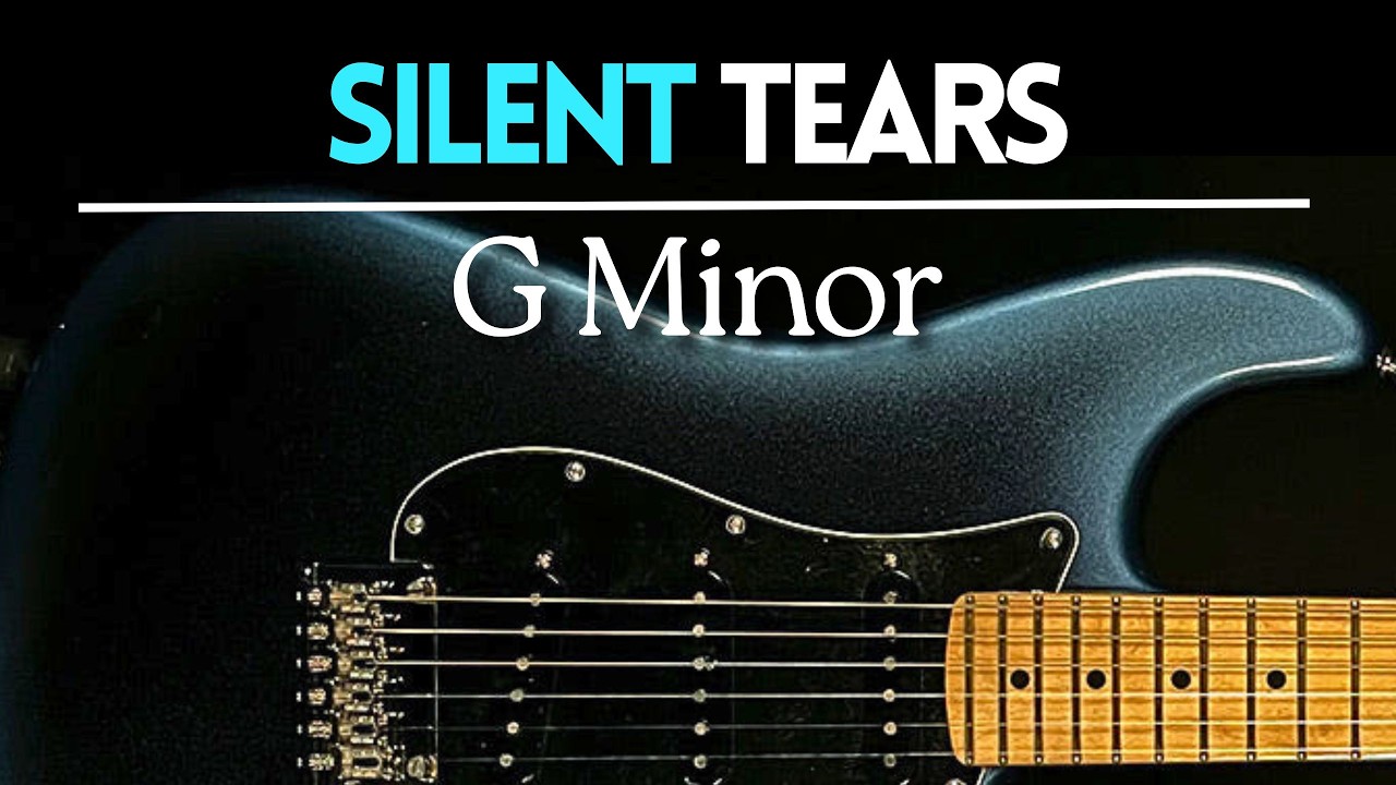 Silent Tears Emotional Guitar Backing Track Jam in G Minor