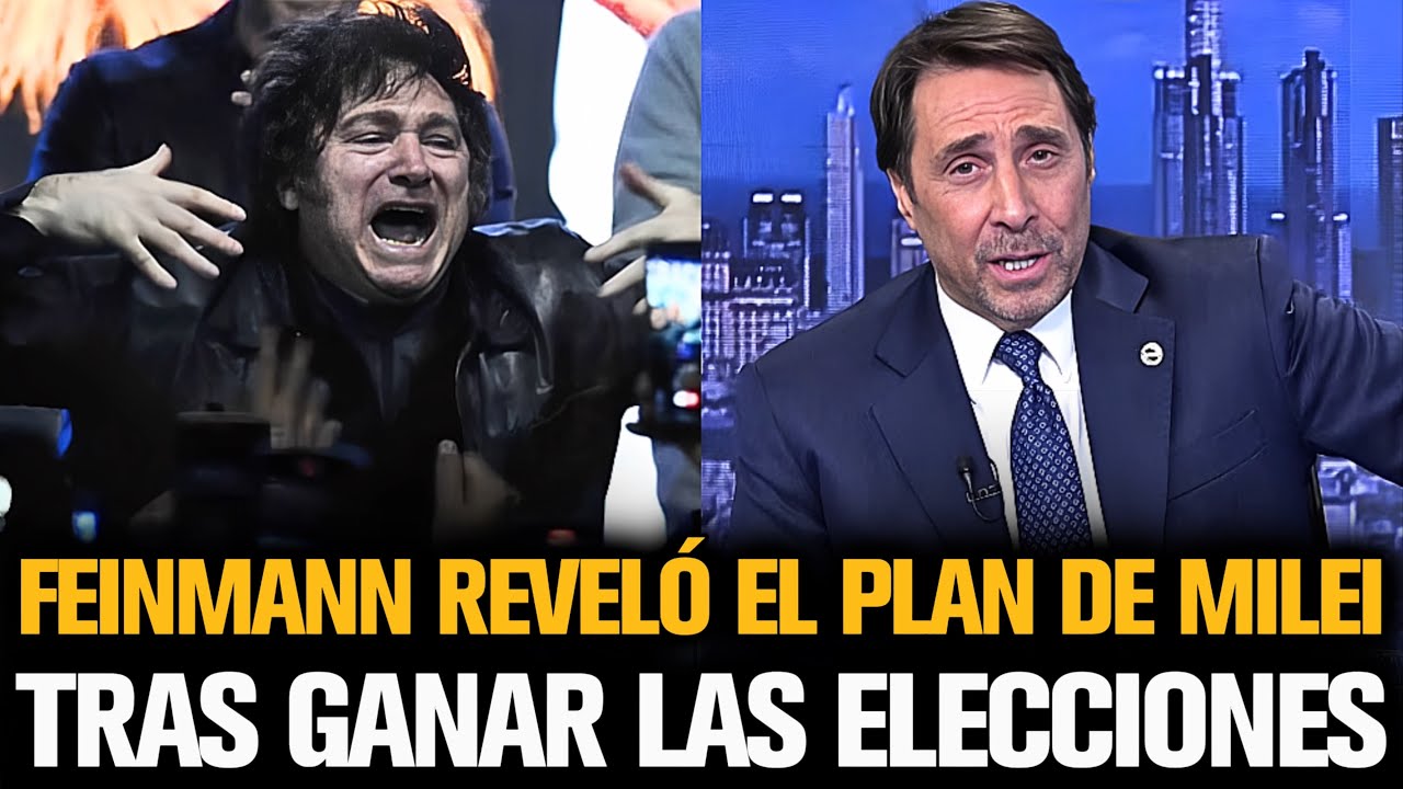 FEINMANN REVEL&Oacute; EL PLAN DE JAVIER MILEI TRAS GANAR LAS ELECCIONES