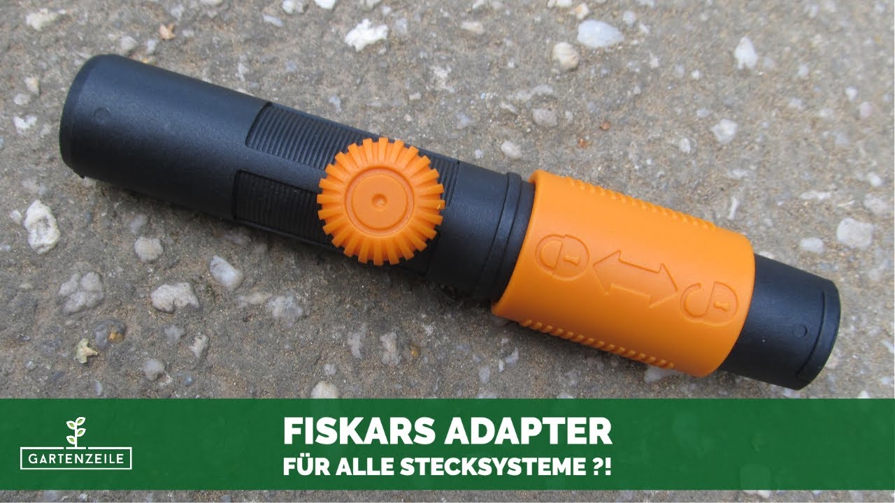 Fiskars Universaladapter für die Nutzung aller anderen Stecksysteme mit dem Fiskars-QuikFit-Stiel!?