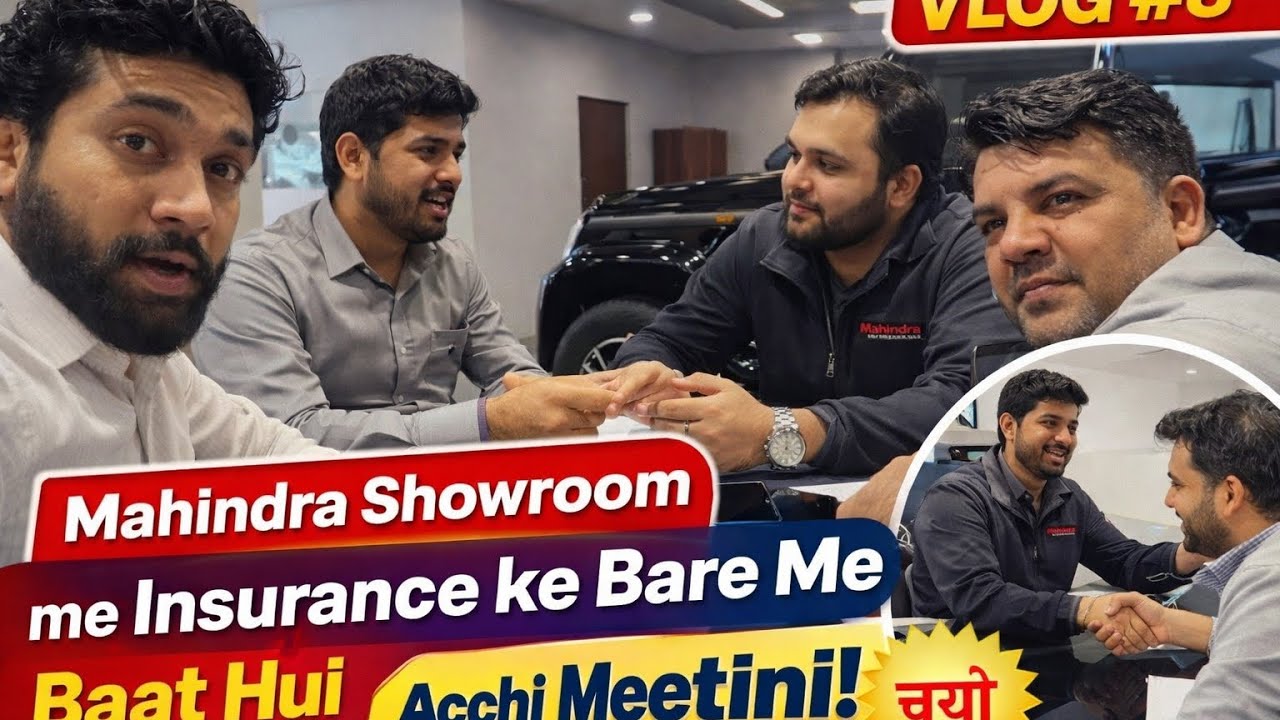 Vlog#8 | Mahindra Showroom Me Insurance Deal! 😲 Sales Team Hui Interested | Manis babbar vlogs| LIC 