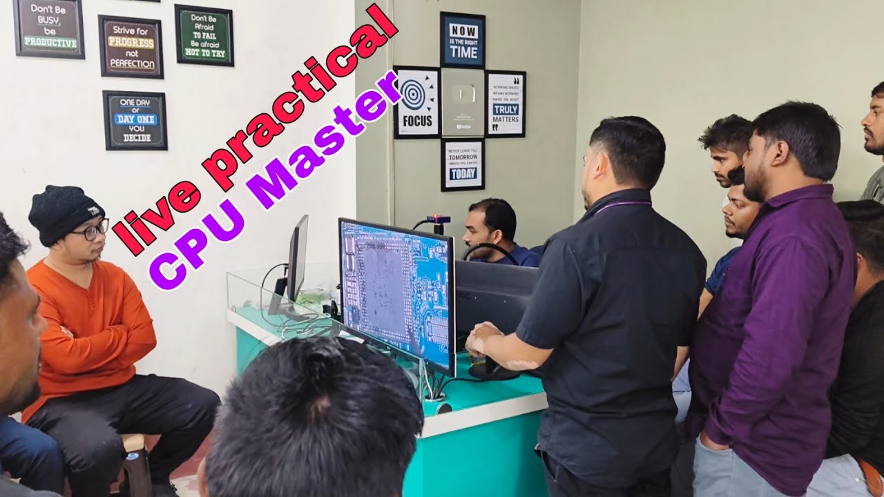 CPU master live practical class | West Bengal Cooch Behar Mobile Repairing Training Center