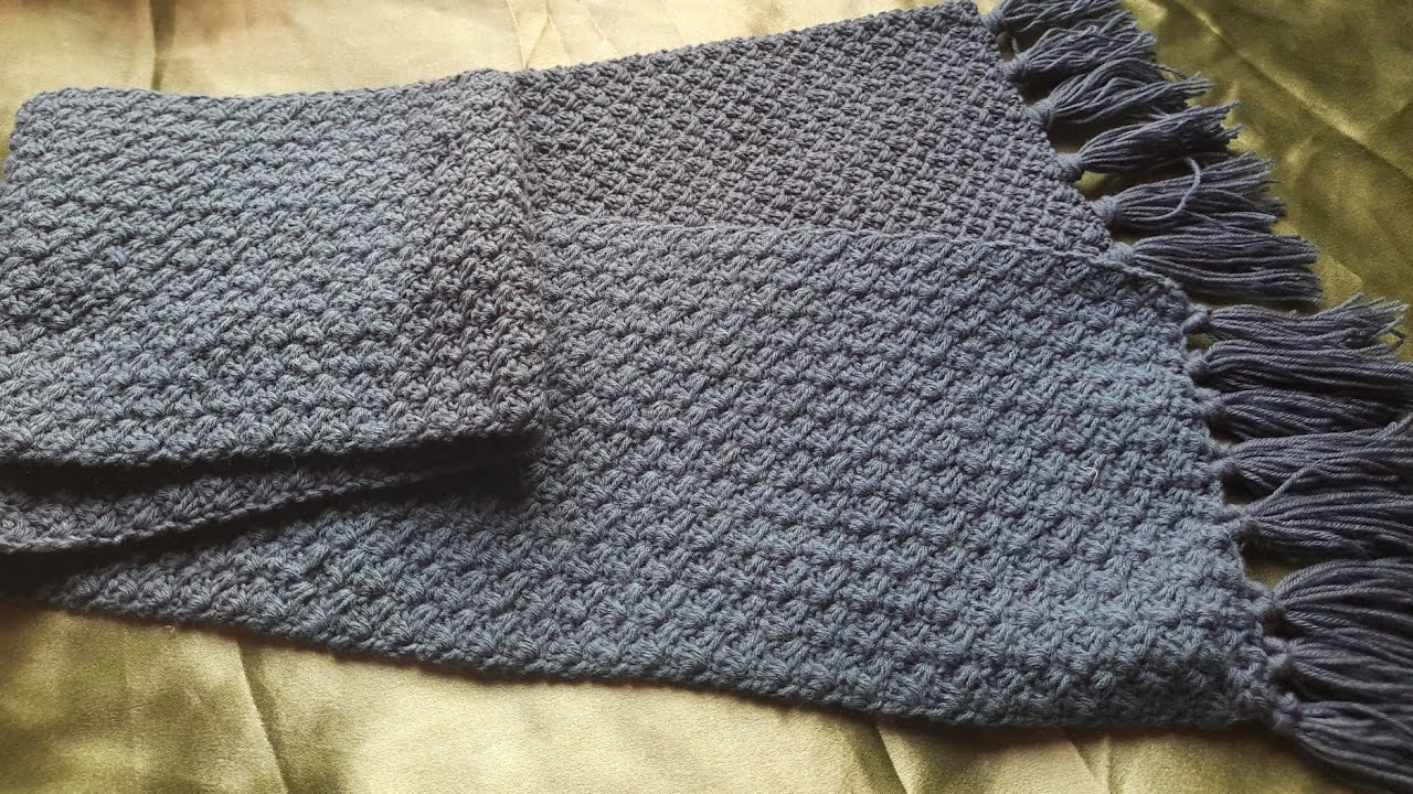 Easy crocheted scarf for both men and women🙂🙂 @nepalicrochet